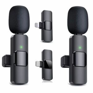 Wireless Lavalier Microphone, Type - C IPhone 15, 16, Rechargeable Wireless Microphone For Video Recording, Game Live Streaming, Interview, Vlog